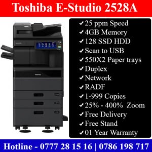 Toshba E-Studio 2528A Photocopy Machine Sri Lanka. Hevy Duty Photocopy Machine
